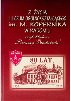 Z Życia I Liceum Ogólnokształcącego Im. Kopernika w Radomiu