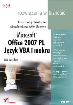 Office 2007. Język VBA i makra...