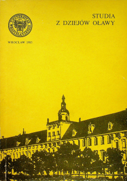 Studia z dziejów Oławy