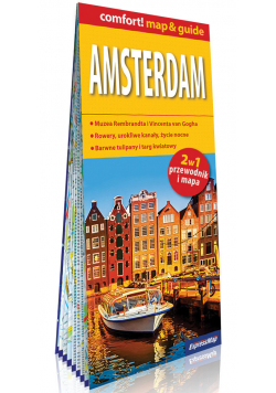 Amsterdam laminowany map&guide 2w1: przewodnik i mapa
