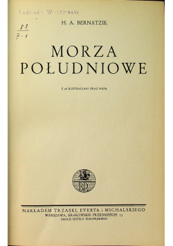 Morza Południowe 1931 r.