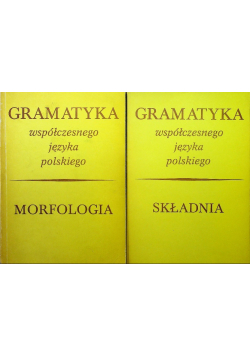 Gramatyka współczesnego języka polskiego Tom 1 i 2