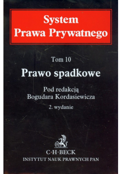 Prawo spadkowe tom 10