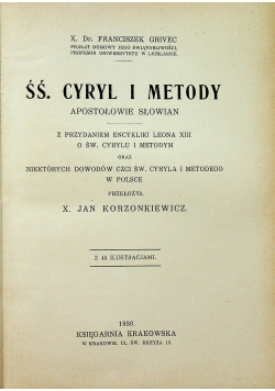 ŚŚ Cyryl i Metody 1930 r