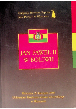 Jan Paweł II w Boliwii