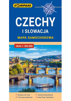 Czechy i Słowacja Mapa samochodowa 1:500 000