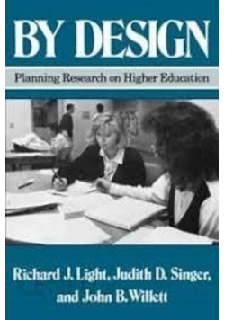 By design planning research on higher education