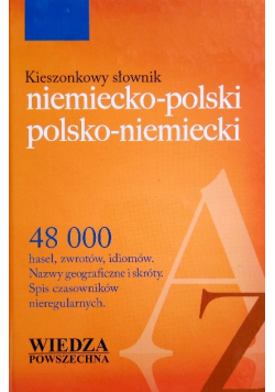 Kieszonkowy słownik niemiecko-polski, polsko-niem