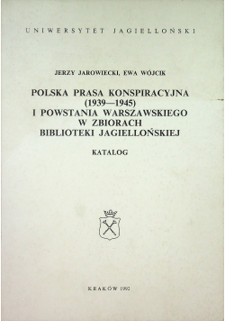 Polska Prasa Konspiracyjna 1939  1945