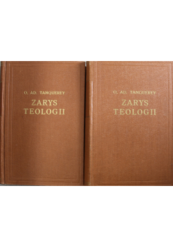 Zarys teologii 2 tomy 1949