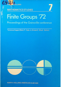 Finite Groups 72 Nr 7