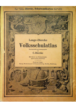Lange Diercke Volksschulatlas 1912 R