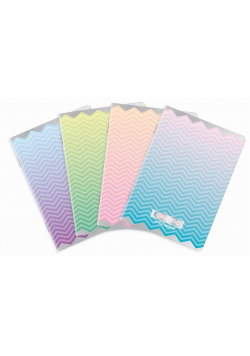 Zeszyt A6/48K kratka Ombre Powder pastel (10szt)