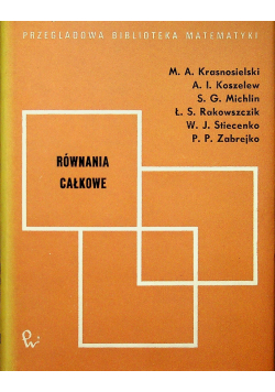 Równania całkowe