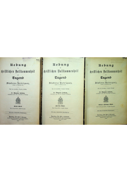 Uebung der Christlichen Vollkommenheit 3 Tomy 1894 r.