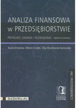 Analiza finansowa w przedsiębiorstwie