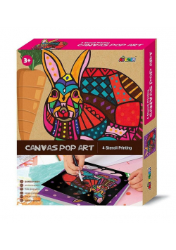 Płótno Pop art Królik
