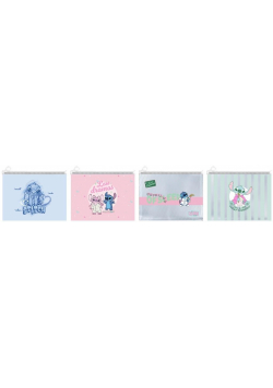 Teczka A4 PCV na suwak Stitch mix
