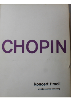 Chopin koncert f moll
