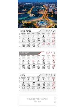 Kalendarz 2021 Trójdzielny Katowice CRUX