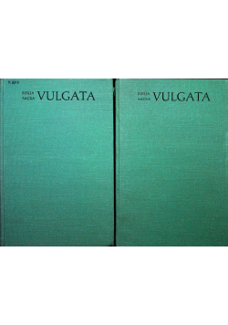 Biblia Sacra Vulgata 2 tomy