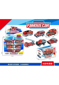 Auto metalowe straży pożarnej MIX
