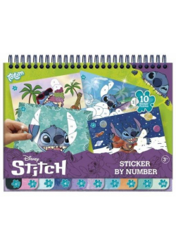 Naklejanie po numerach Disney Stitch