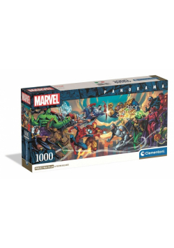 Puzzle 1000 Panorama Compact Marvel Heroes vs. Villains 37056