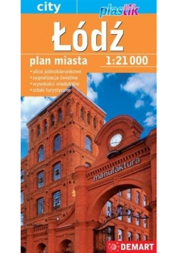 Łódź. Plan miasta w skali 1:21 000
