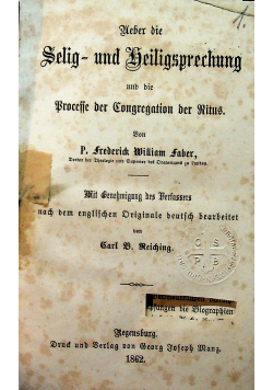 Selig und Heiligsprechung 2 tomy 1862 r.