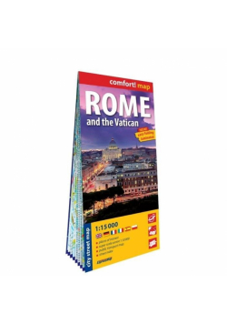 Comfort!map Rome and the Varican 1:15 000 w.2025