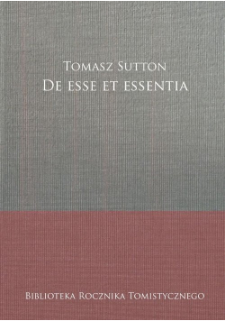 De esse et essentia