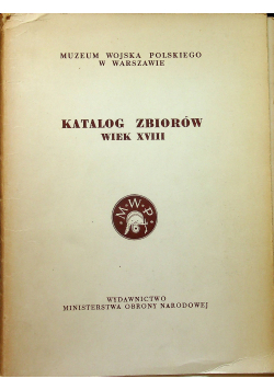 Katalog zbiorów wiek XVIII