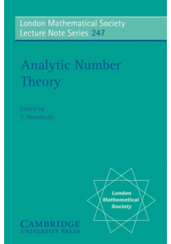 Analytic Number Theory