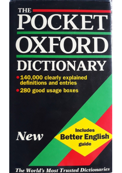 The pocket oxford dictionary