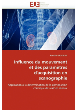 Influence du mouvement et des paramètres d''acquisition en scanographie