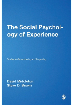 The Social Psychology of Experience