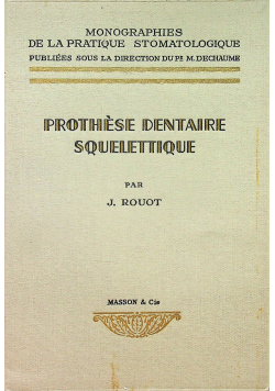 Prothese dentaire squelettique