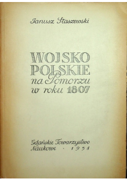 Wojsko polskie na Pomorzu w roku 1807
