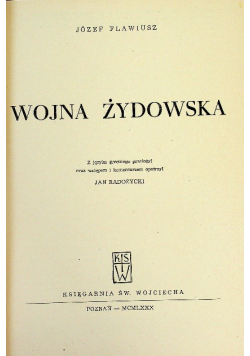 Wojna Żydowska