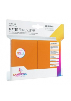 Gamegenic: Matte Prime CCG Sleeves 66x91mm Orange