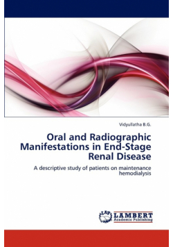 Oral and Radiographic Manifestations in End-Stage Renal Disease