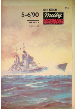 Mały modelarz Nr 5 i 6 / 90 Brytyjski pancernik HMS Vanguard