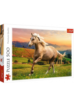 Puzzle 500 Galop w popołudniowym słońcu TREFL