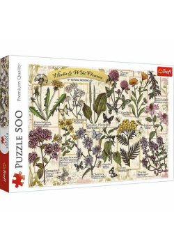 Puzzle 500 Zielnik Zioła lecznicze