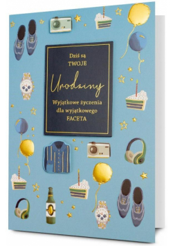 Karnet Urodziny męskie