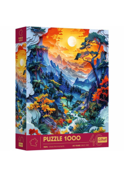Puzzle 1000 3D 40-lecie Trefl Dolina 40045