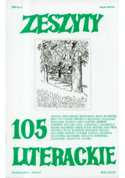 Zeszyty Literackie 105  Józef Czapski