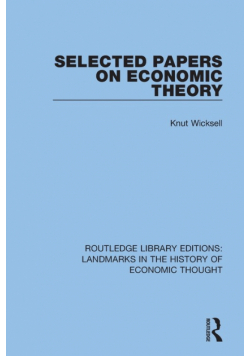 Selected Papers on Economic Theory
