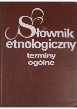 Słownik etnologiczny terminy ogólne